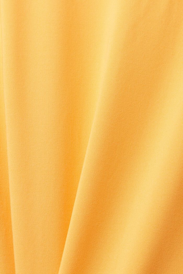 Long-sleeved sports top with E-Dry, GOLDEN ORANGE, detail image number 4