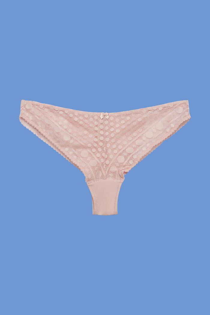 Hipster briefs made of lace, OLD PINK, detail image number 4