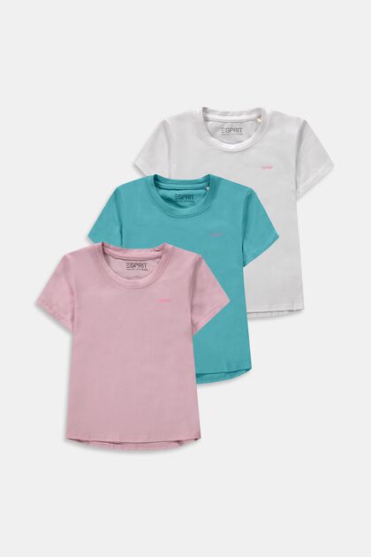3-pack of small logo print t-shirts