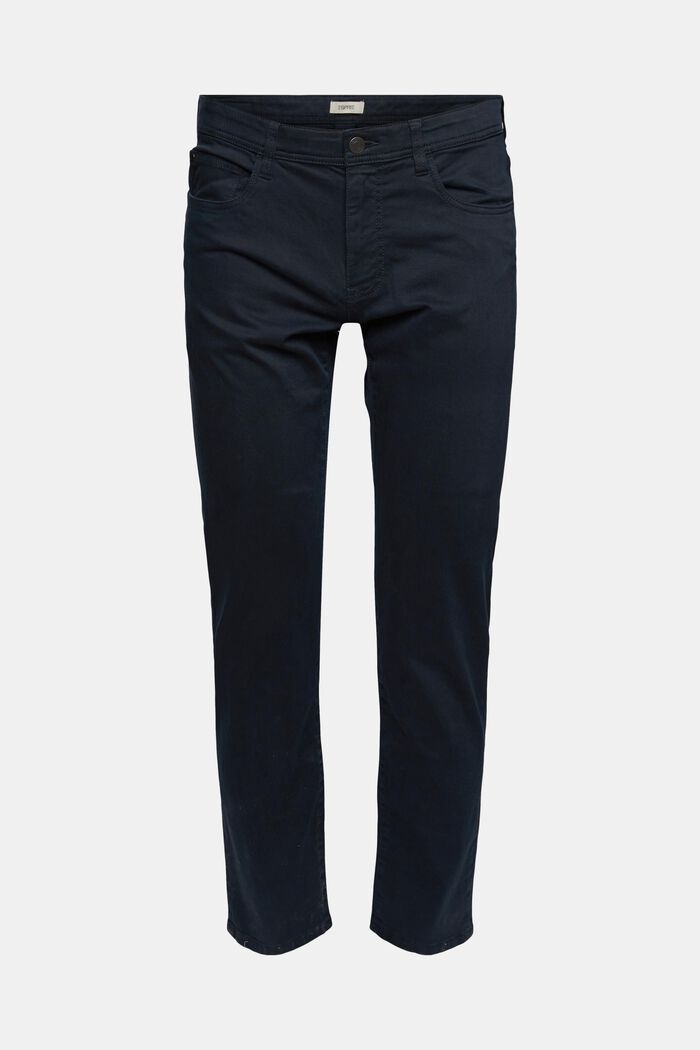 Slim fit stretch trousers made of organic cotton