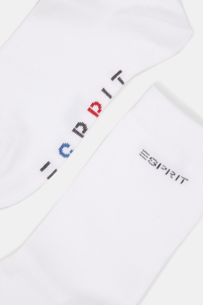 Kids' socks with logo, OFF WHITE, detail image number 1
