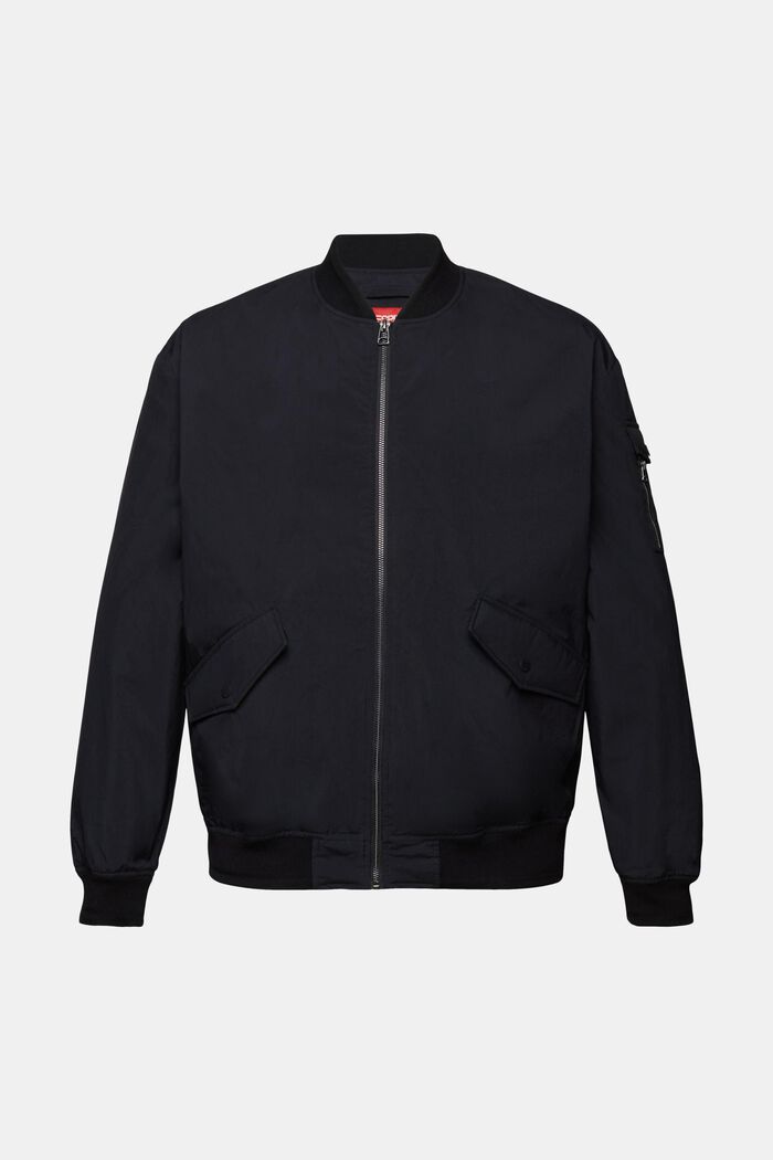 Recycled: bomber-style jacket, BLACK, detail image number 7