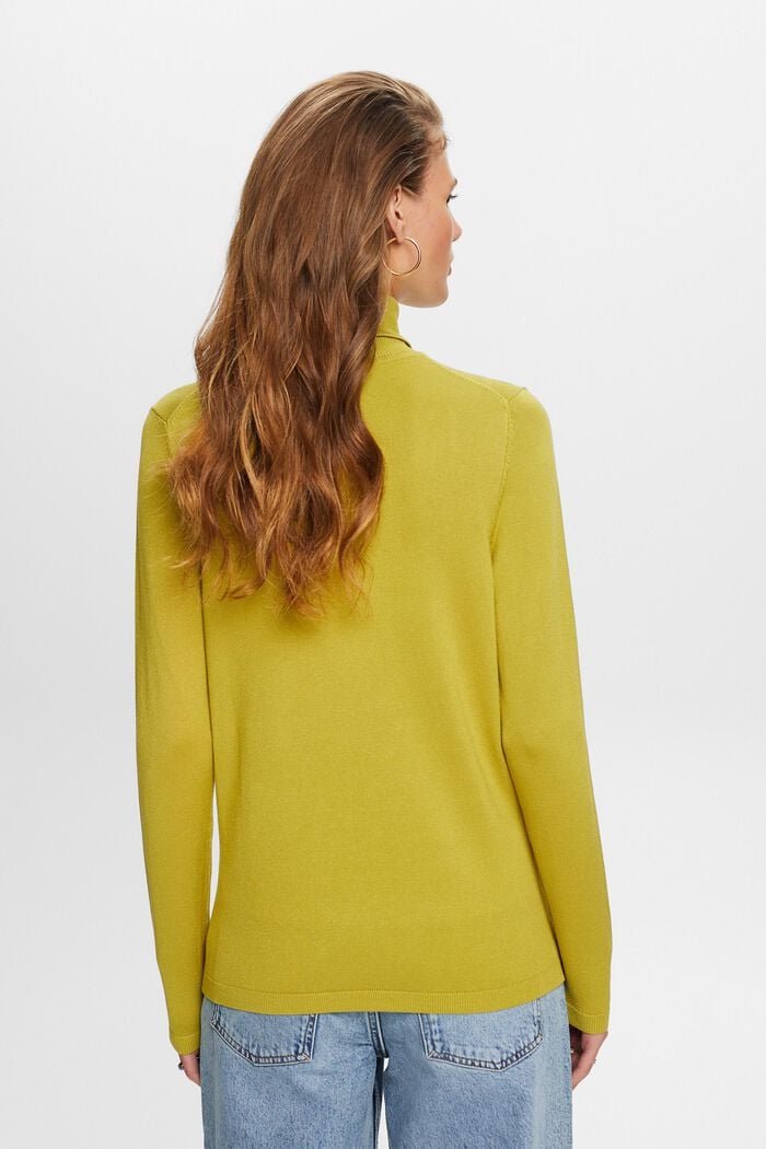 Long-Sleeve Turtleneck Sweater, PISTACHIO GREEN, detail image number 3