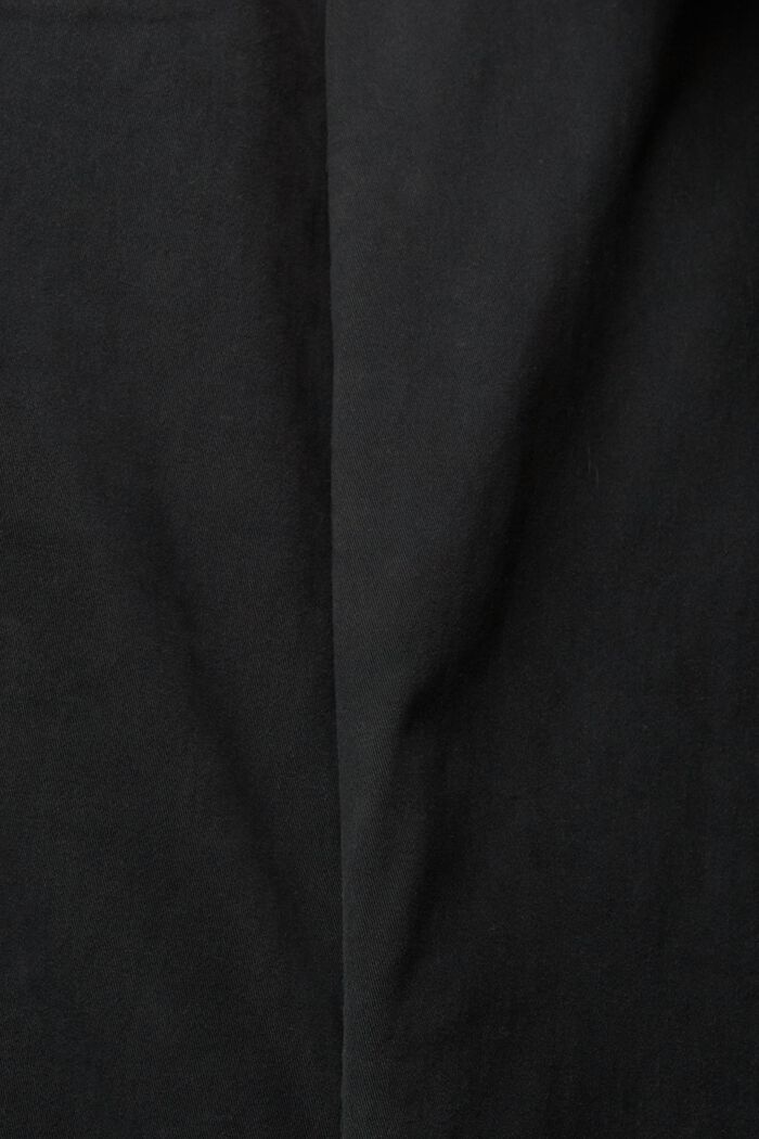 Cotton chinos, BLACK, detail image number 1