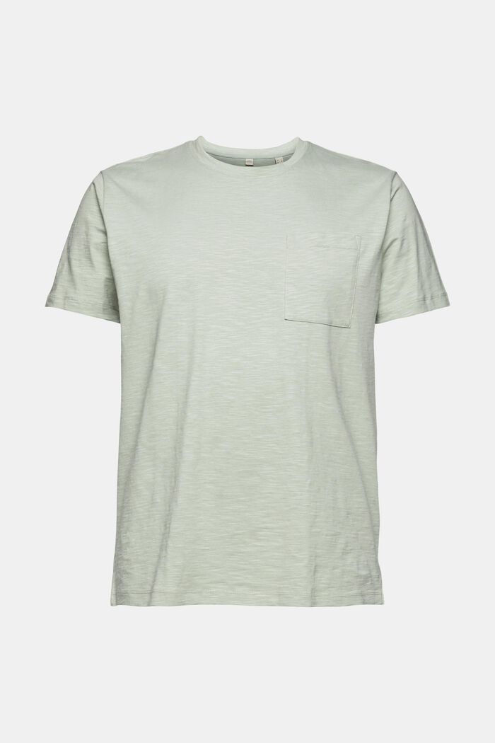 Jersey T-shirt with a breast pocket