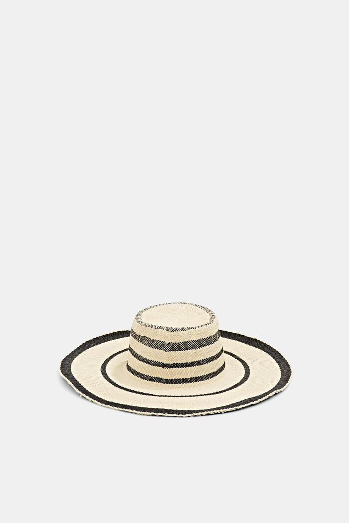 Sun hat with stripes