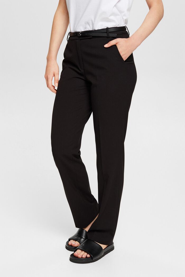 PURE BUSINESS mix & match trousers, BLACK, detail image number 0