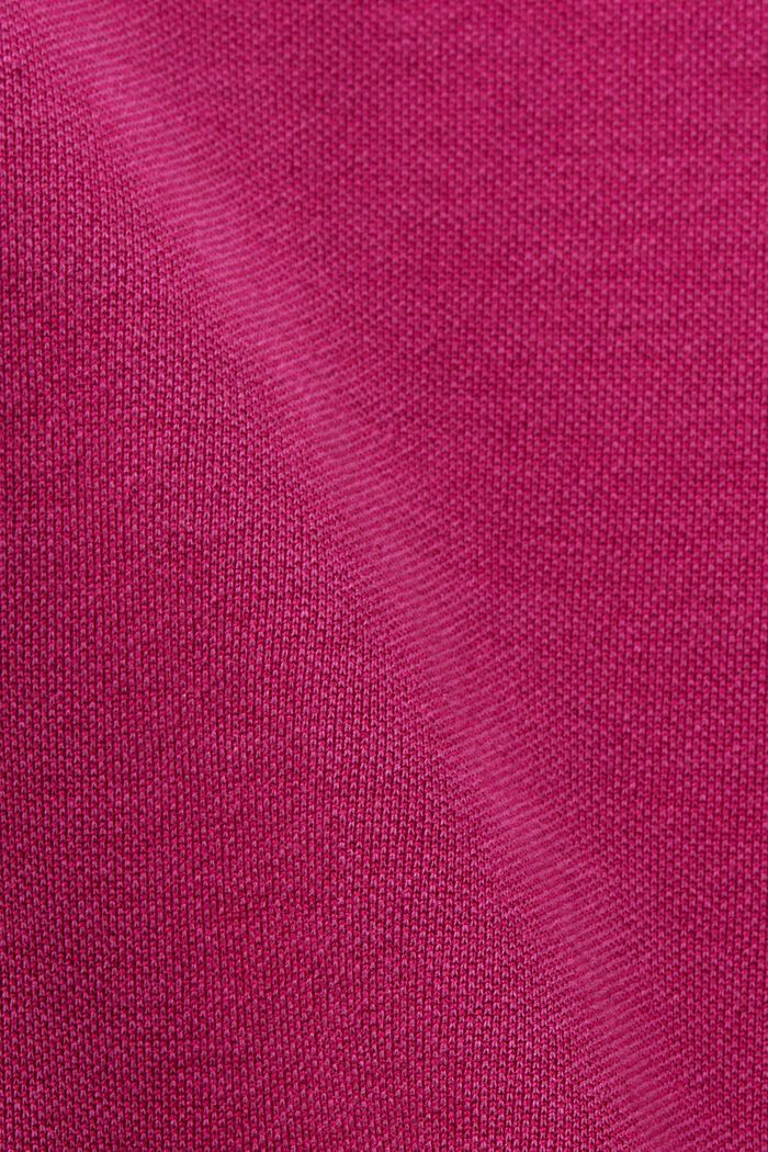 Knitted dress with a tie belt, TENCEL™, DARK PINK, detail image number 4