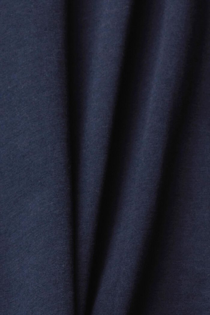 Henley long sleeve top, NAVY, detail image number 1
