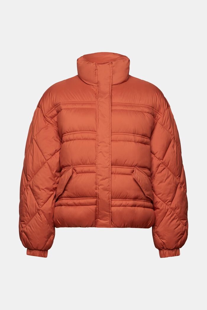 Quilted Puffer Jacket, TERRACOTTA, detail image number 6
