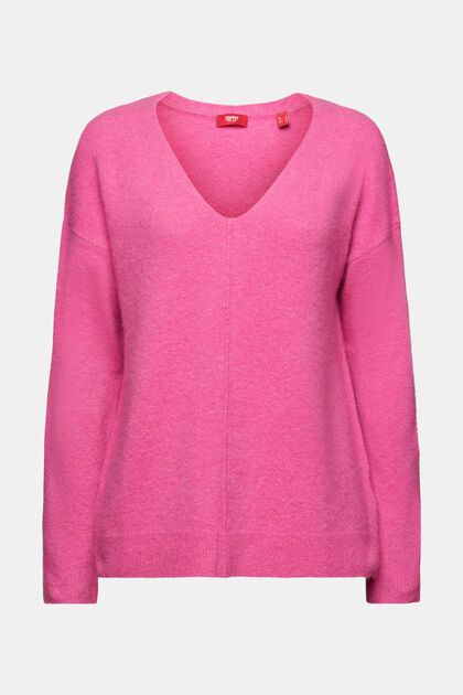 Wool Blend V-Neck Sweater