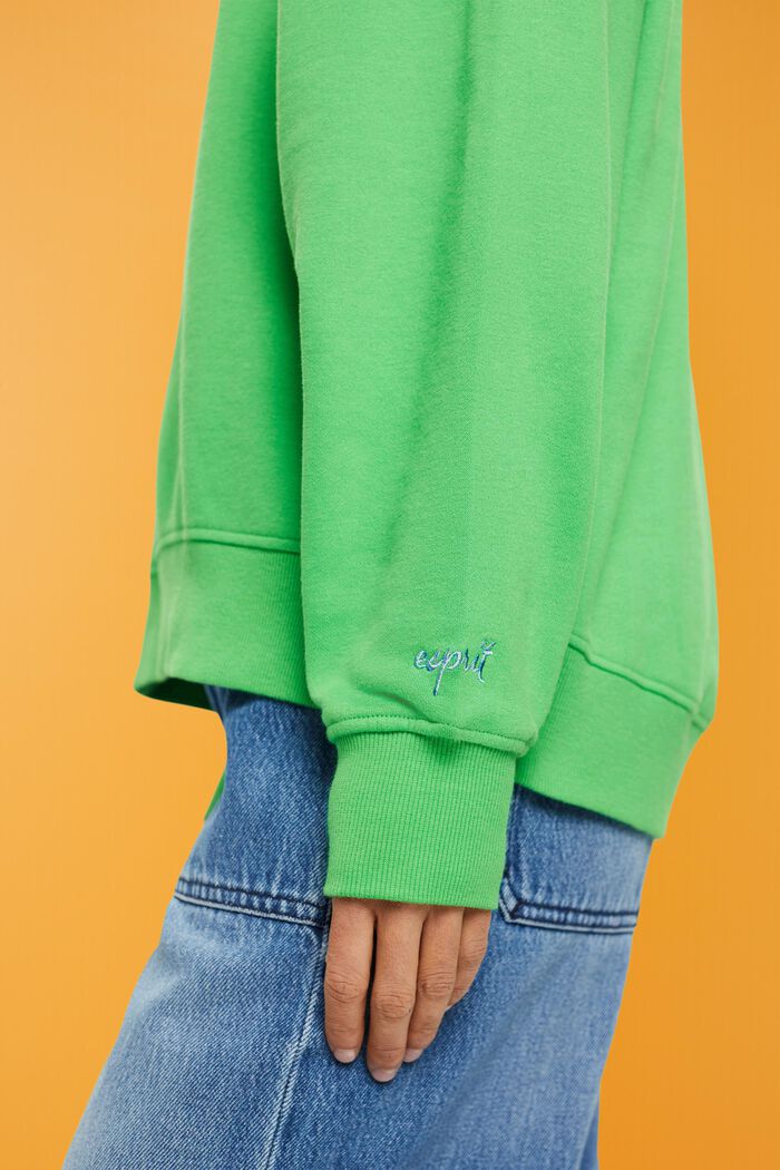 Oversized sweatshirt, GREEN, detail image number 2