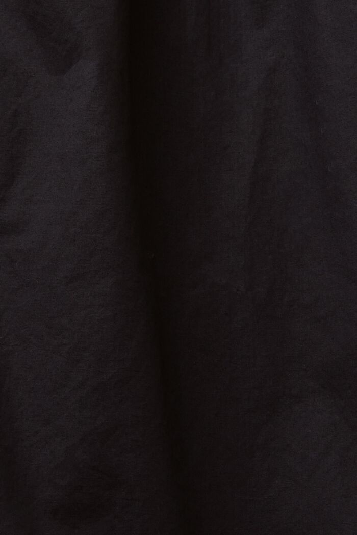 Sleeveless Cotton Blouse, BLACK, detail image number 4