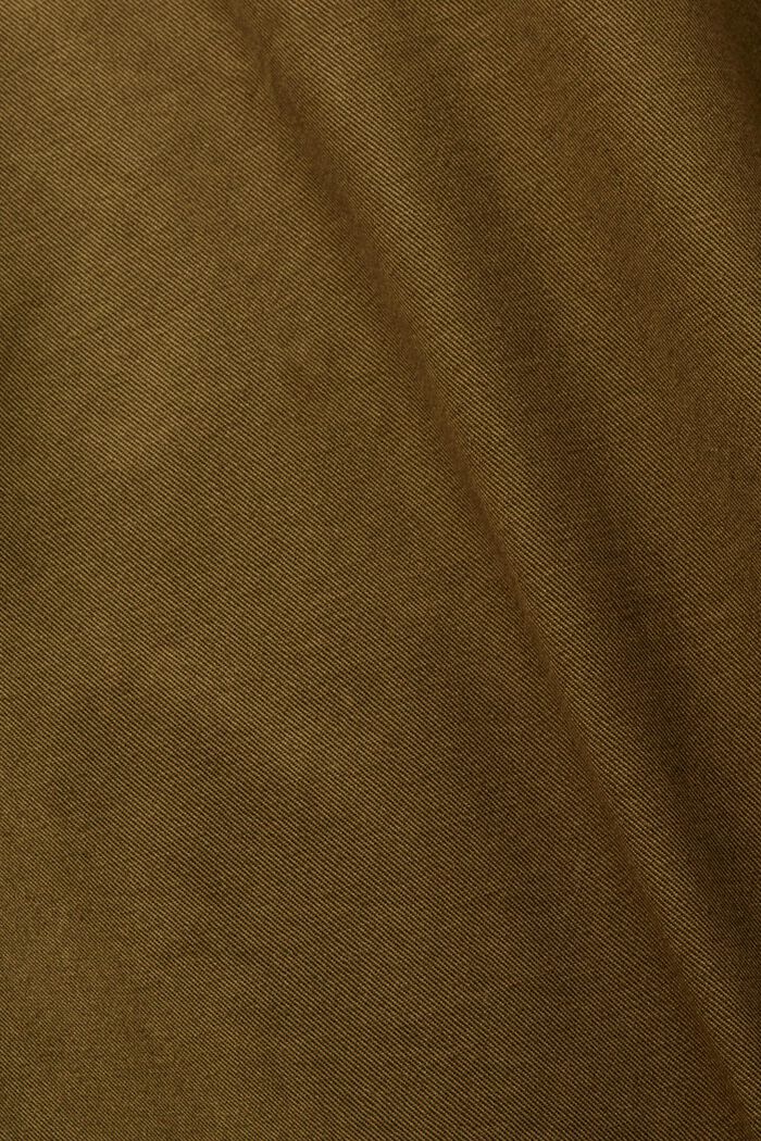 Cotton Canvas Jacket, KHAKI GREEN, detail image number 4