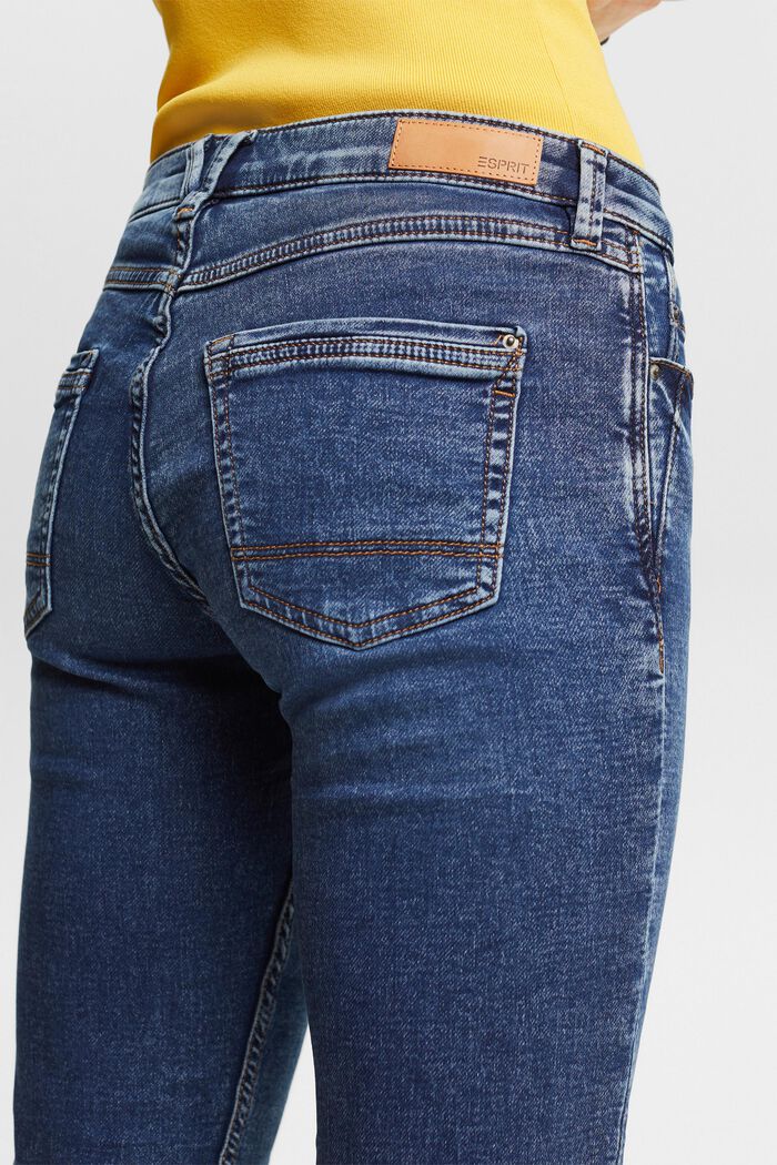 Stretch jeans made of blended organic cotton, BLUE MEDIUM WASHED, detail image number 3