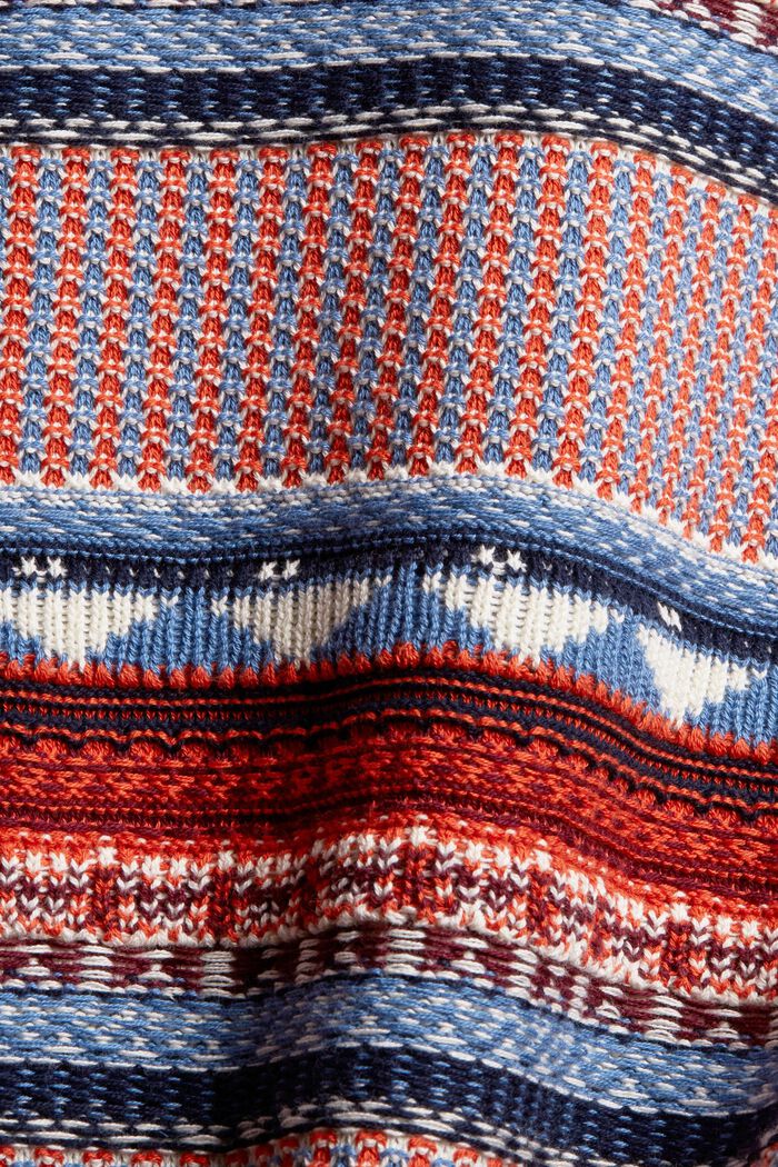Jacquard jumper with Fair Isle pattern, NAVY, detail image number 1