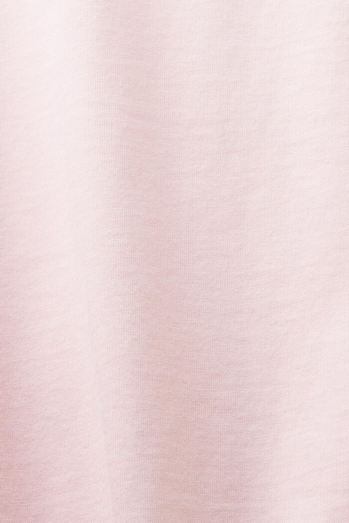 Unisex Printed Pima Cotton T-Shirt, PASTEL PINK, detail image number 7