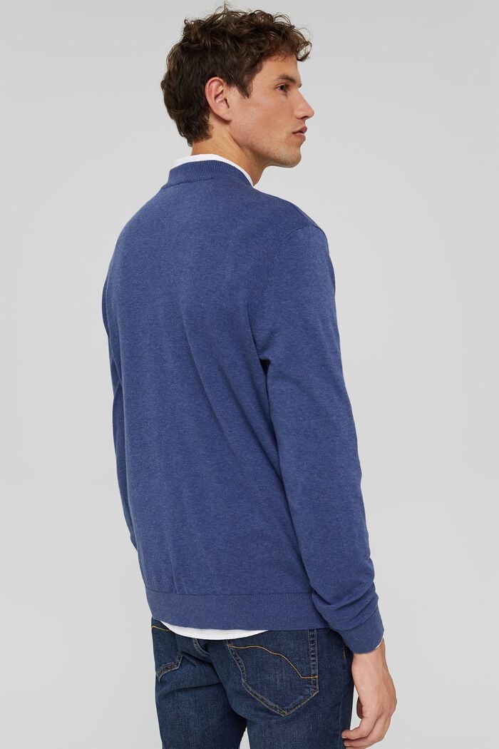 Jumper made of 100% organic cotton, GREY BLUE, detail image number 3