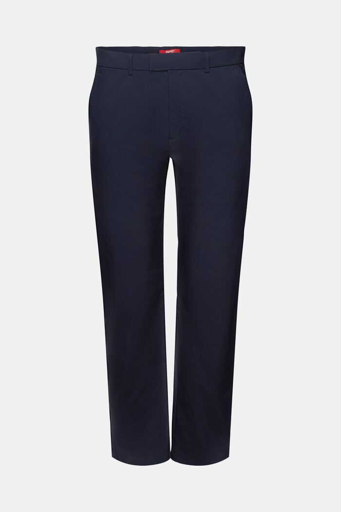Lightweight chino trousers, cotton blend, NAVY, detail image number 7