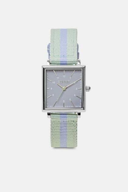 Stainless Steel Woven Strap Watch