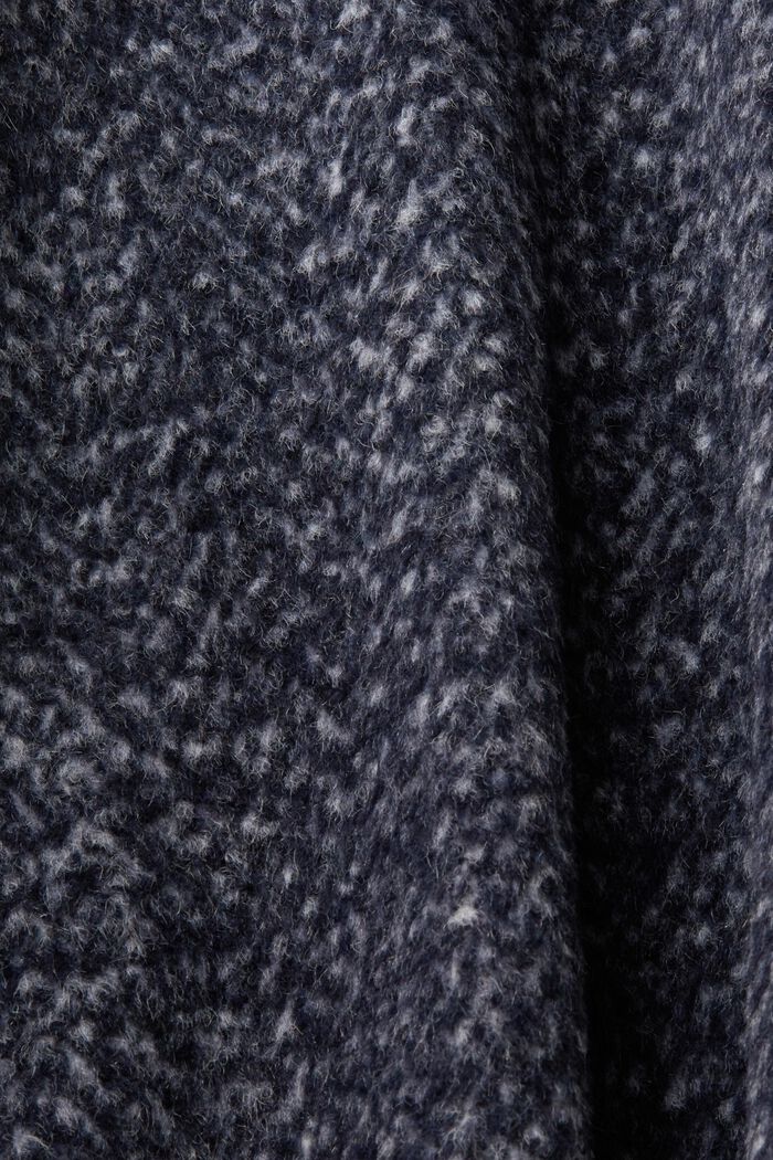Structured Woven Jacket, NAVY, detail image number 4