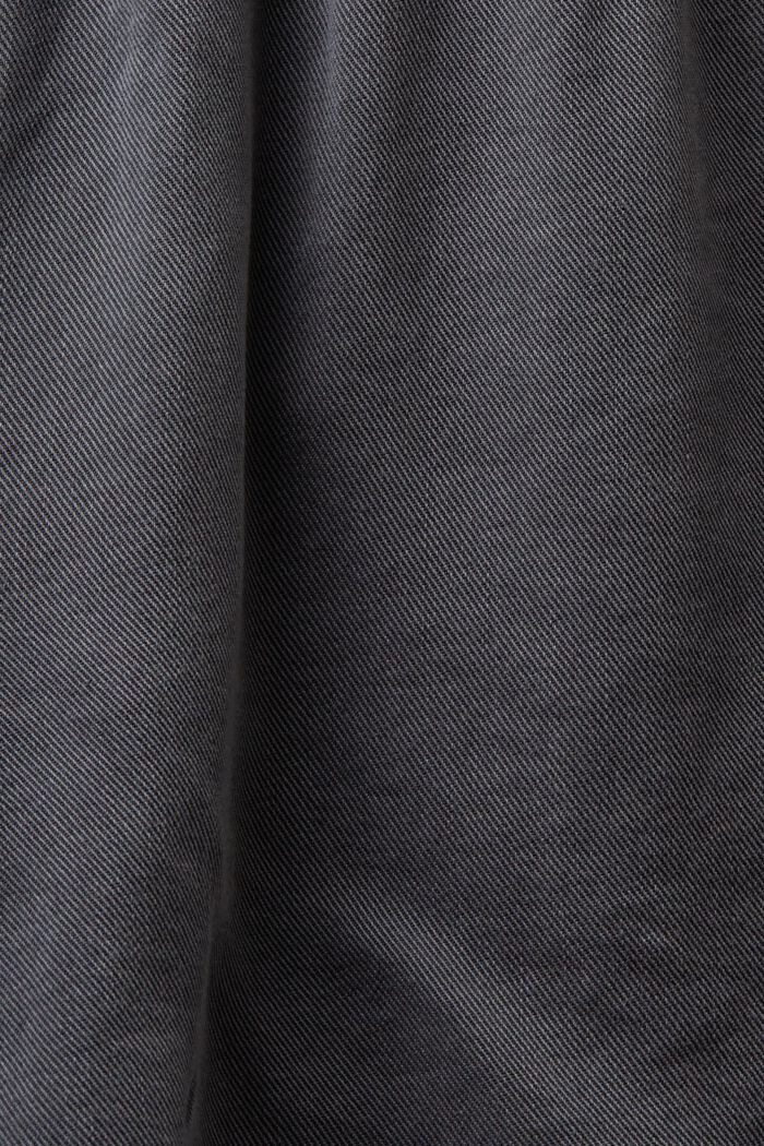 Twill Pull-On Shorts, ANTHRACITE, detail image number 5