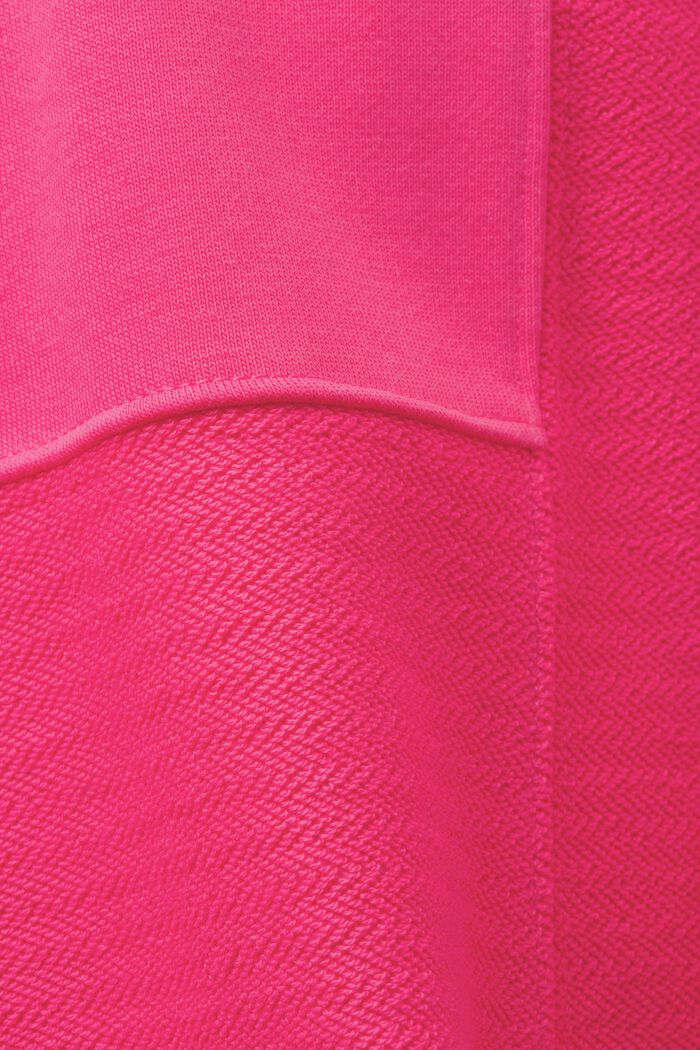 Cropped patchwork hoodie, PINK FUCHSIA, detail image number 4