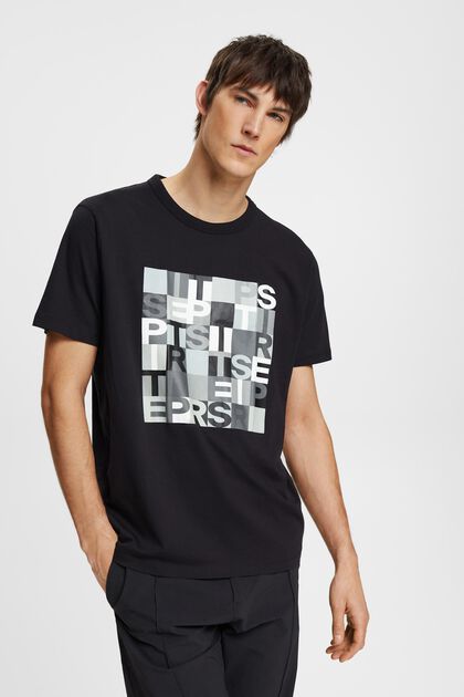 T-shirt with logo print, organic cotton