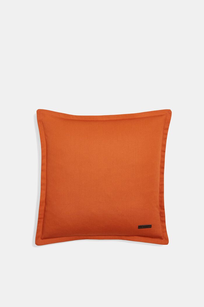 Bi-colour cushion cover made of 100% cotton, COPPER, detail image number 0