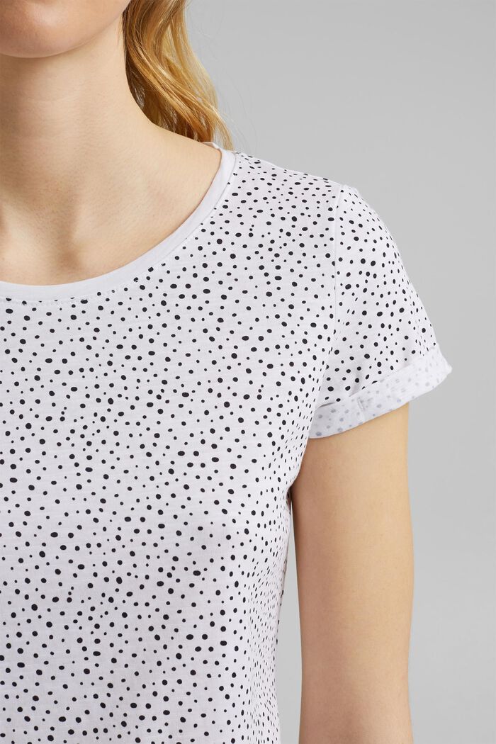 Printed T-shirt made of 100% organic cotton, WHITE, detail image number 2
