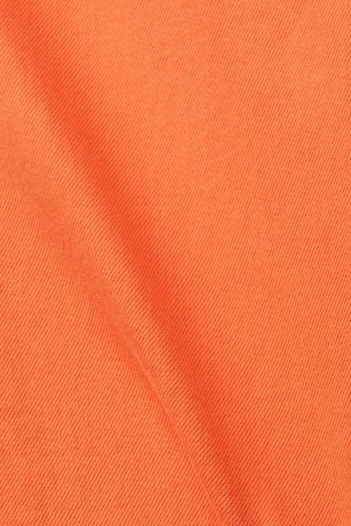 Mom fit twill trousers, ORANGE RED, detail image number 7