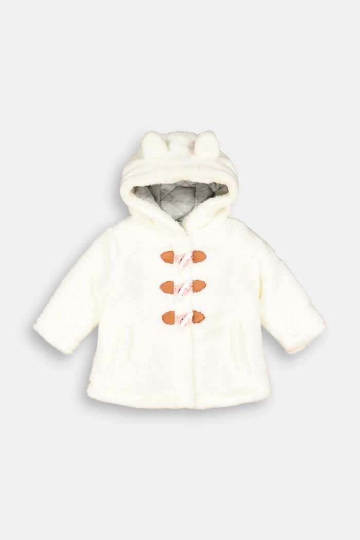 capaciteit onze Orkaan ESPRIT - Duffle coat made of teddy plush at our online shop