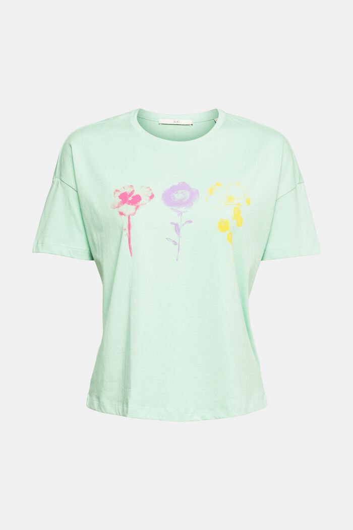 T-shirt with print, PASTEL GREEN, detail image number 2