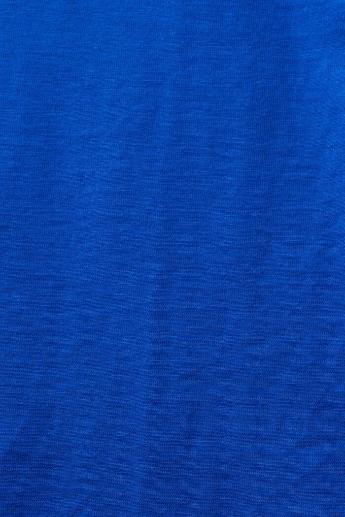 Organic Cotton Jersey T-Shirt, BRIGHT BLUE, detail image number 4