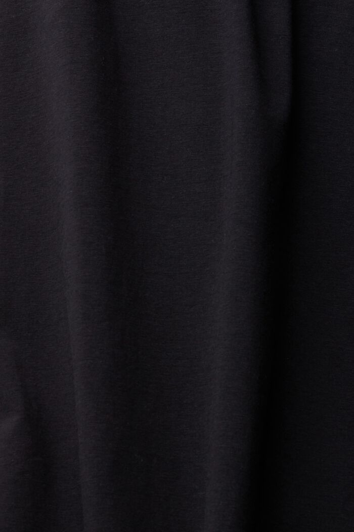 Organic cotton vest top, BLACK, detail image number 5