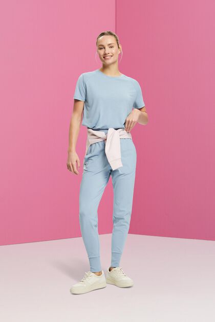 Cotton-jersey sports trousers