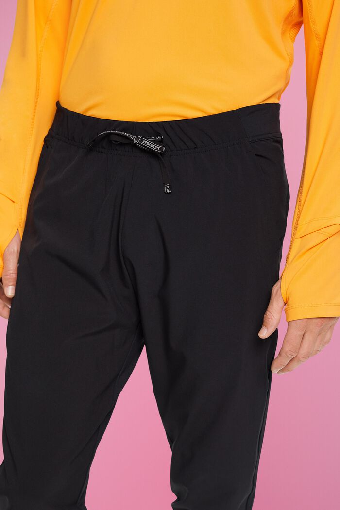 Active trousers with E-DRY, BLACK, detail image number 2