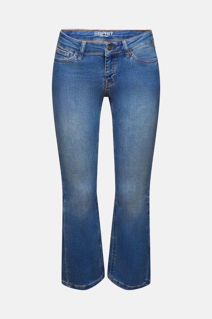 ESPRIT - Low-Rise Cropped Flared Jeans at our online shop