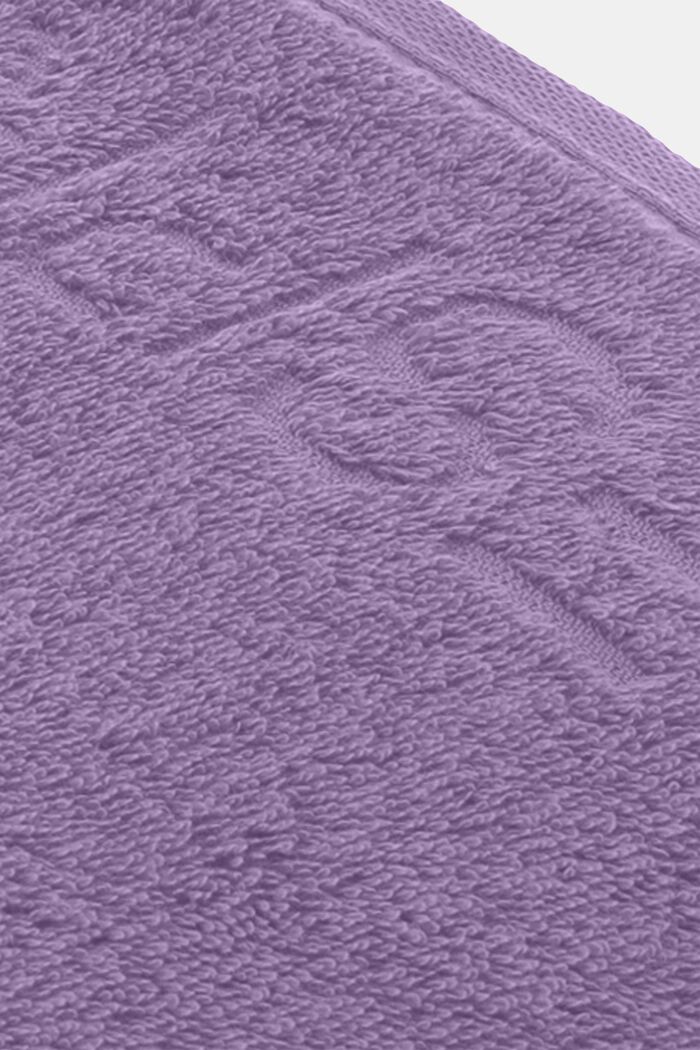 Terry cloth towel collection, DARK LILAC, detail image number 5