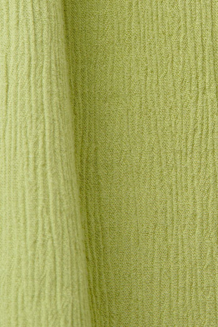 Crinkled maxi dress, PISTACHIO GREEN, detail image number 6