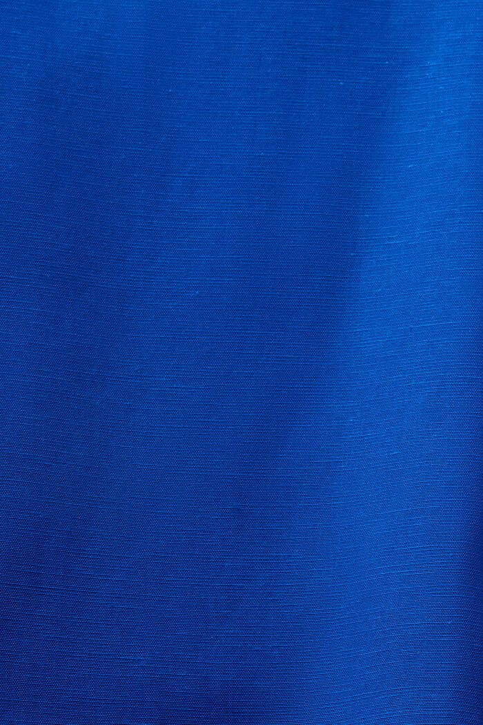 Oversized Button-Up Shirt, BRIGHT BLUE, detail image number 5