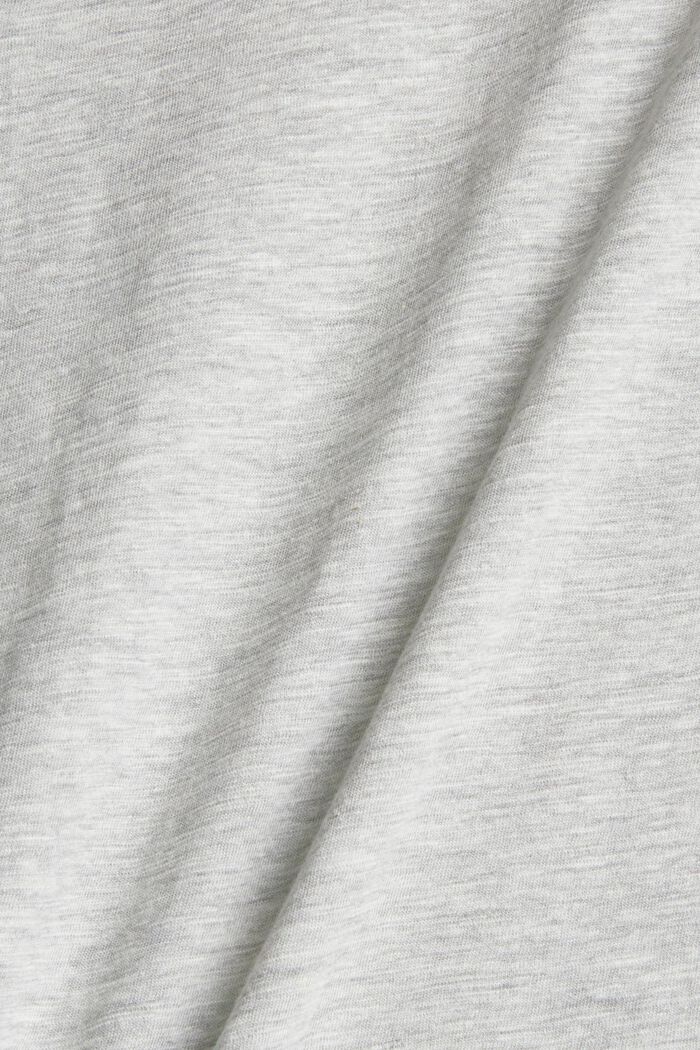 Photo print T-shirt, blended organic cotton, LIGHT GREY, detail image number 4
