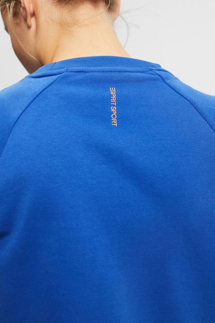 Sweatshirt with zip pockets, BRIGHT BLUE, detail image number 4