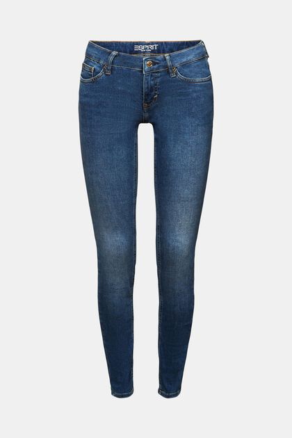 Recycled: low-rise skinny jeans