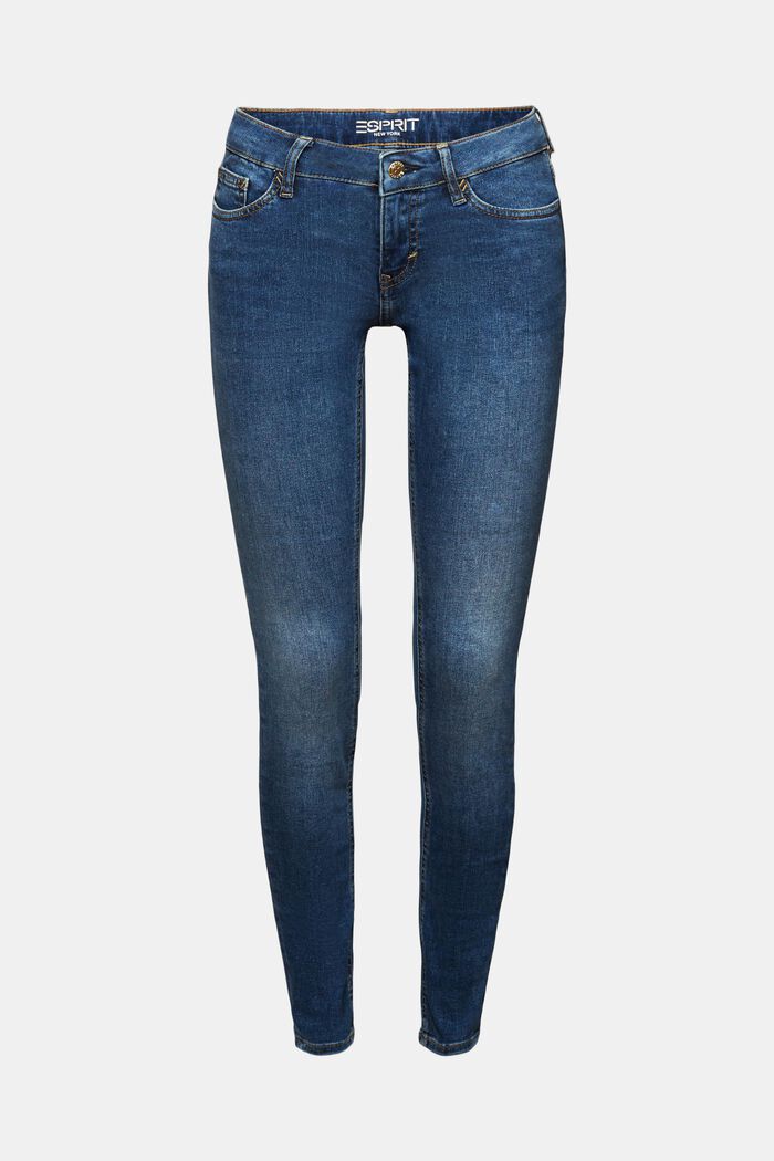 ESPRIT - Recycled: low-rise skinny jeans at our online shop