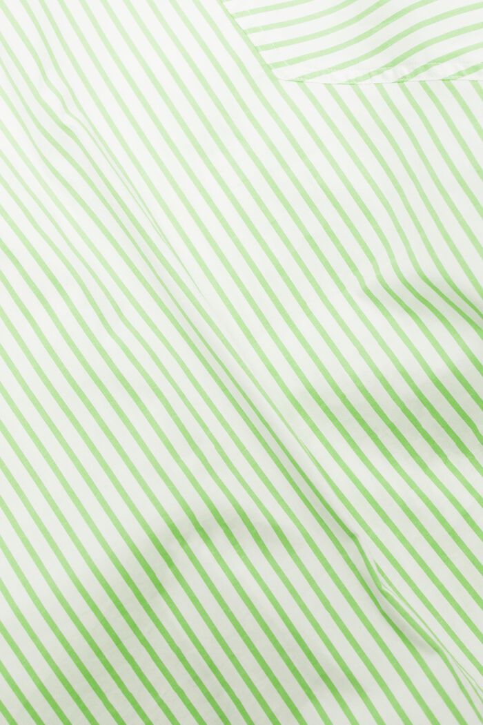 Striped Tie-Front Shirt, CITRUS GREEN, detail image number 5