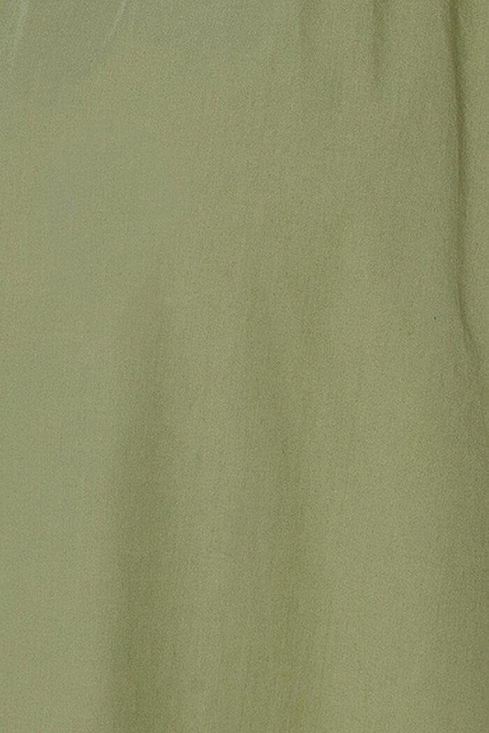 MATERNITY Nursing Shirt Dress, OLIVE GREEN, detail image number 4