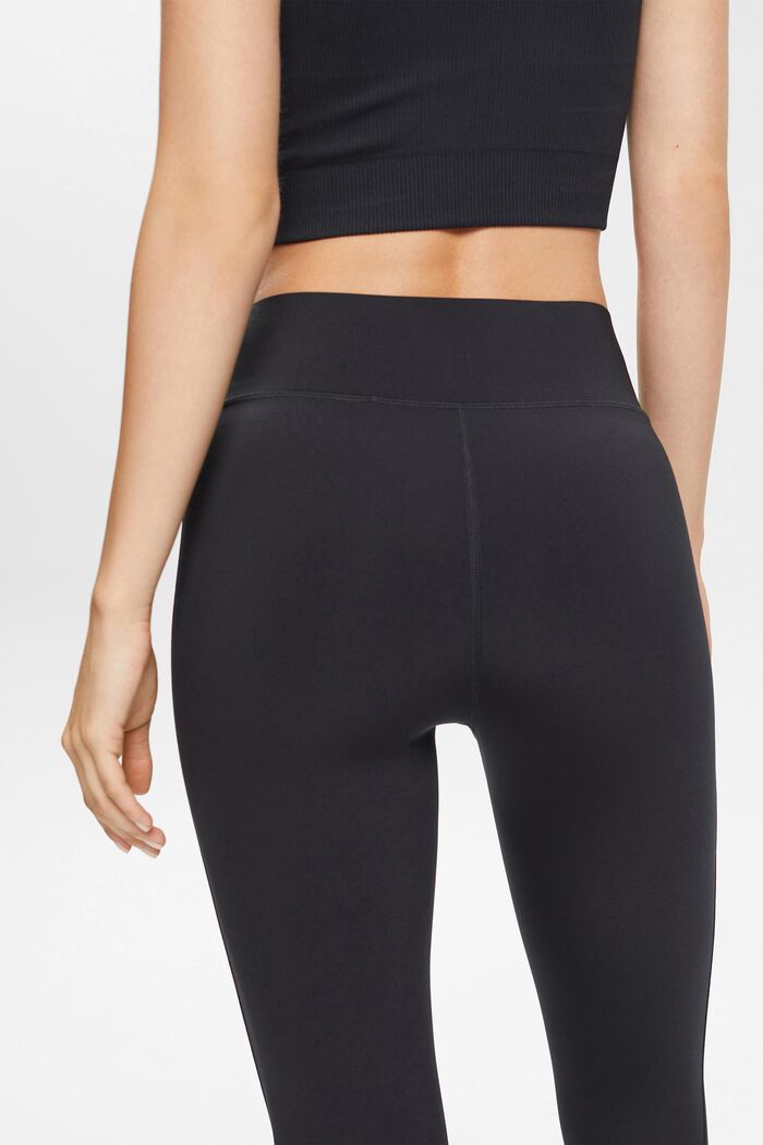 Activewear leggings with E-DRY technology, BLACK, detail image number 4
