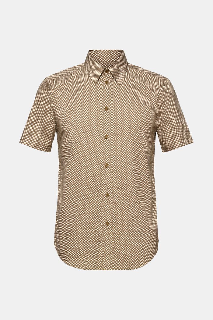 Printed Short-Sleeve Shirt, OLIVE, detail image number 6