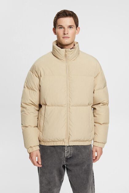 Puffer jacket with down padding
